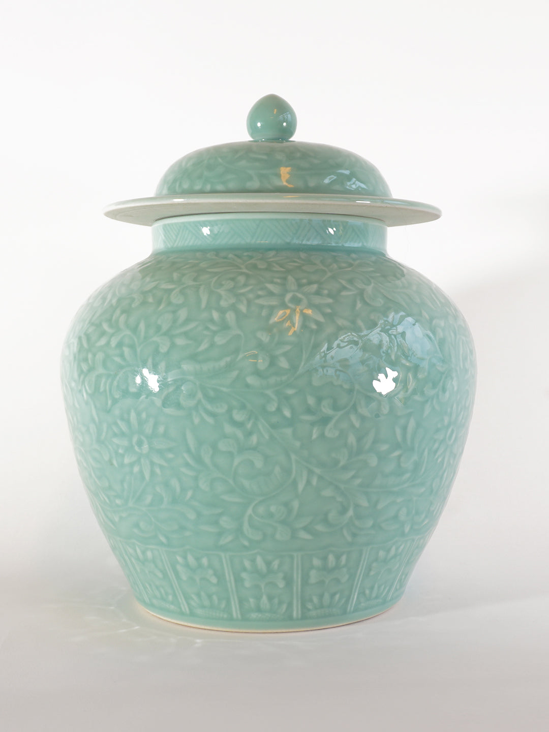 Emerald Bloom Jar