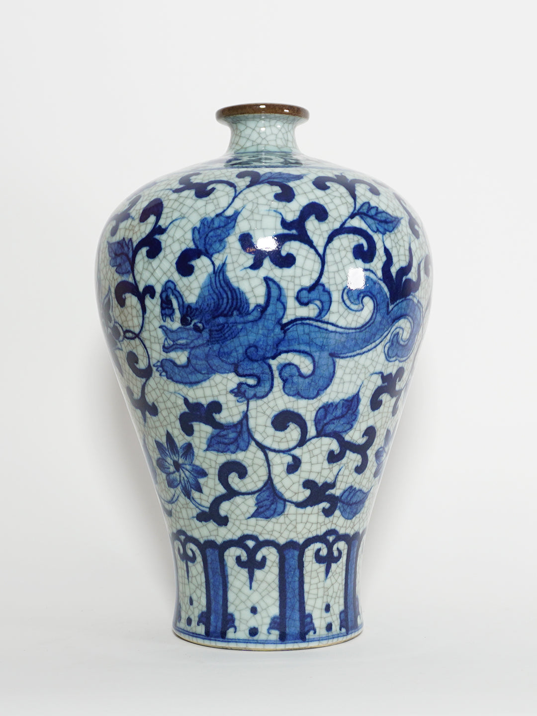 Blue Crackle Glaze