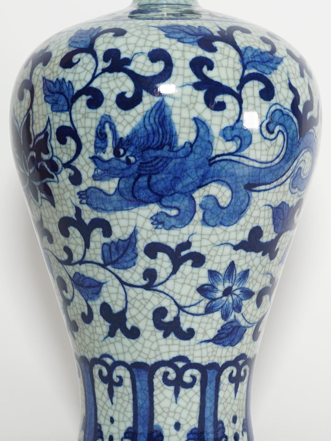 Blue Crackle Glaze