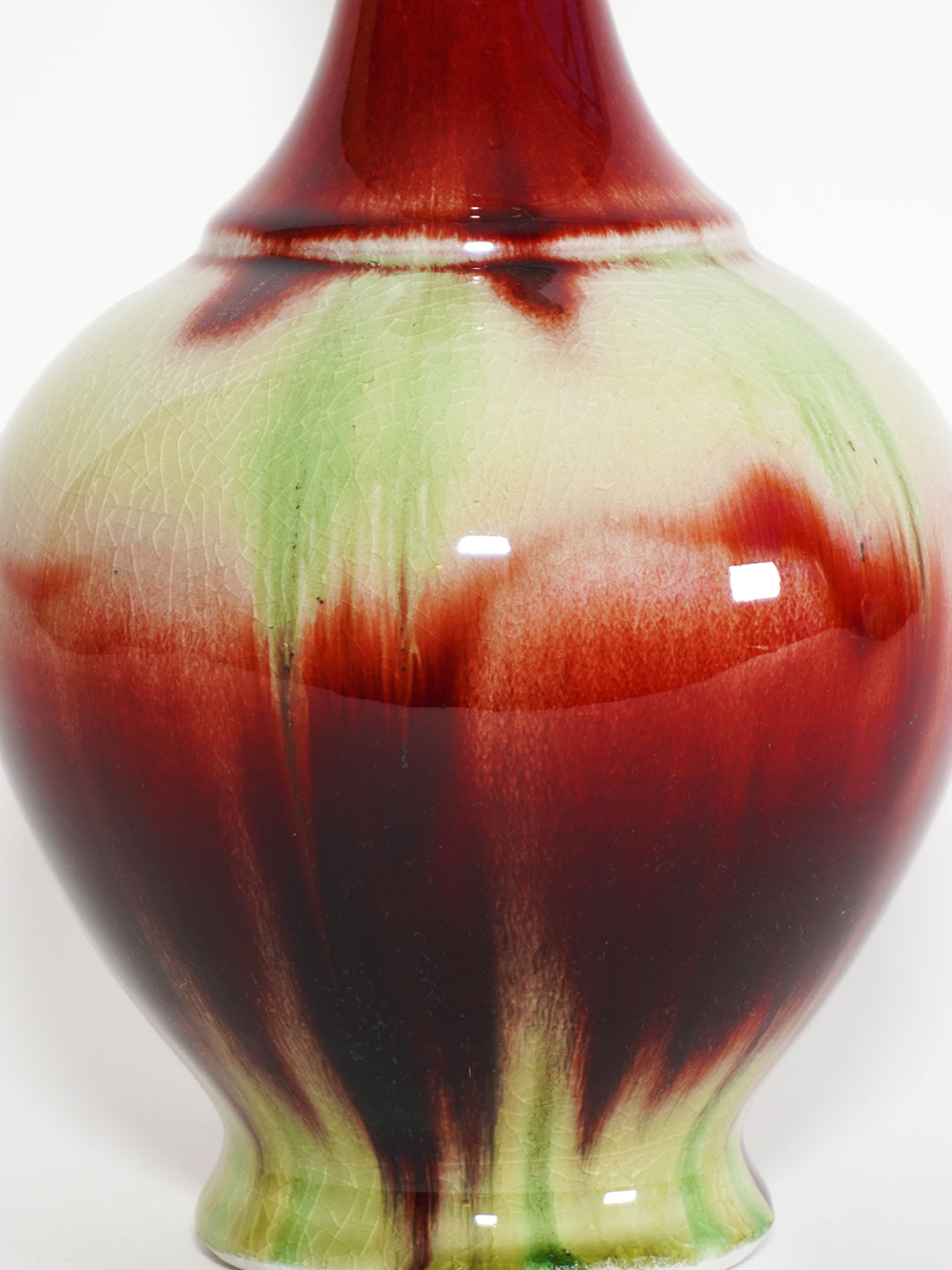 Verdant Flame Vase
